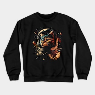 powell cat Crewneck Sweatshirt